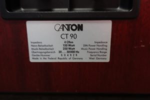 canton ct 90 speakers