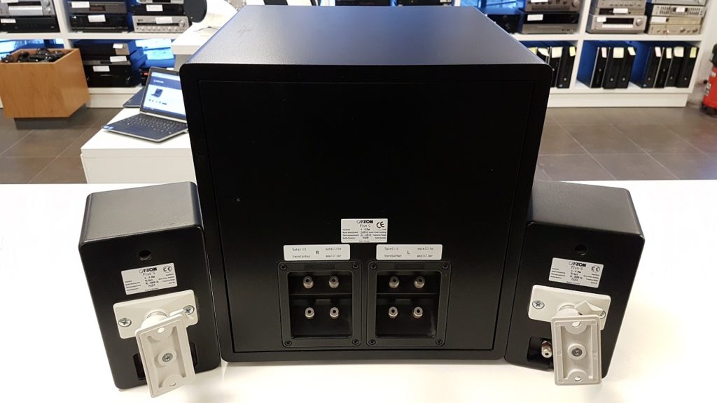 Canton Plus C subwoofer + satellite speakers with wall mount