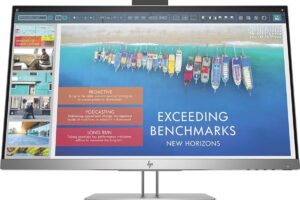 HP EliteDisplay E243d, USB-C + webcam